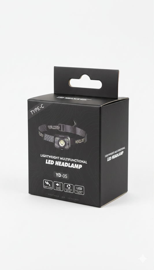 JAG|PARBAT|High Lumen Head Torch – Adjustable Strap Outdoor Headlamp