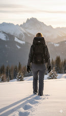 JAG Mt. Kailash Series Trekking & Hiking Pants | Snow Proof | Fleece Inside | Unisex Design | Bonded Fleeced Fabric | Snow Trekking Pants | Triple Layered Fabric | Space Grey - Limited Edition