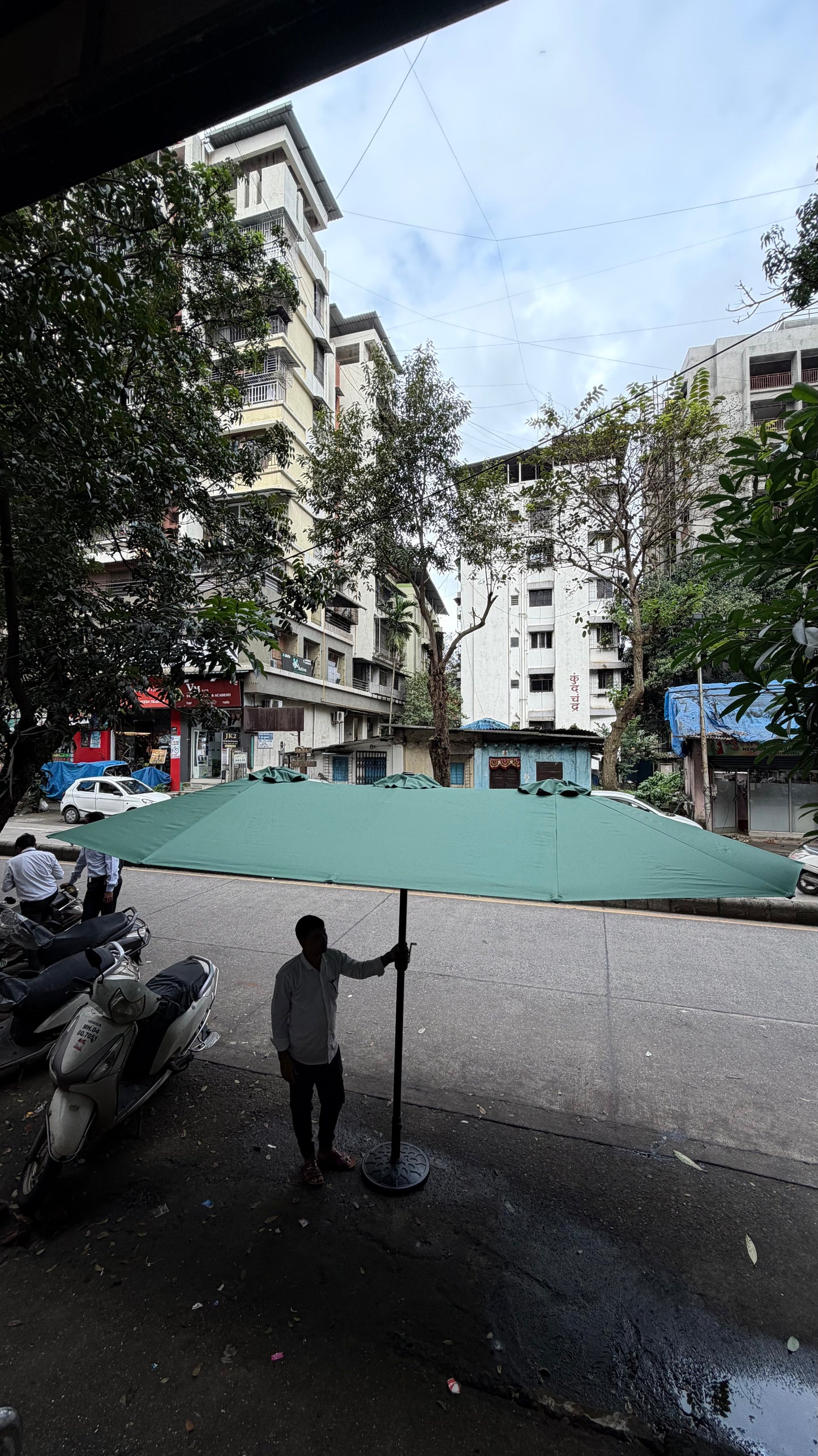 Triple Decker Luxury Centre Pole Umbrella | Patio Umbrella | Resort Umbrella