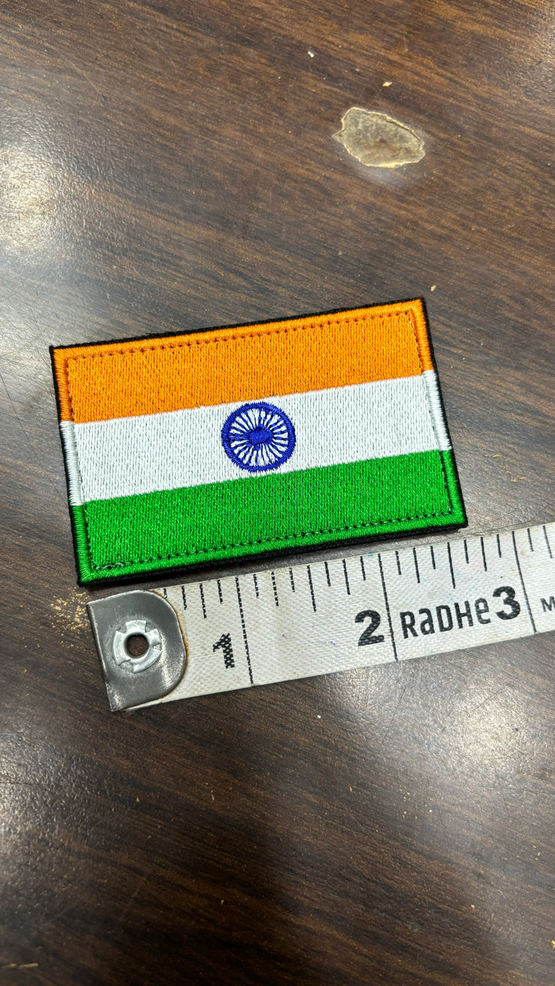 JAG Indian Flag Velcro Patch | 2.5” X 1.5” | Premium Quality