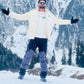 JAG Mt. Kailash Series Trekking & Hiking Pants | Snow Proof | Fleece Inside | Unisex Design | Bonded Fleeced Fabric | Snow Trekking Pants | Triple Layered Fabric | Black Grey