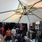 Luxury Side Pole Roman Umbrella | 360 Degrees Rotational | Water Base | 3.3 mtrs each side | Jumbo Size