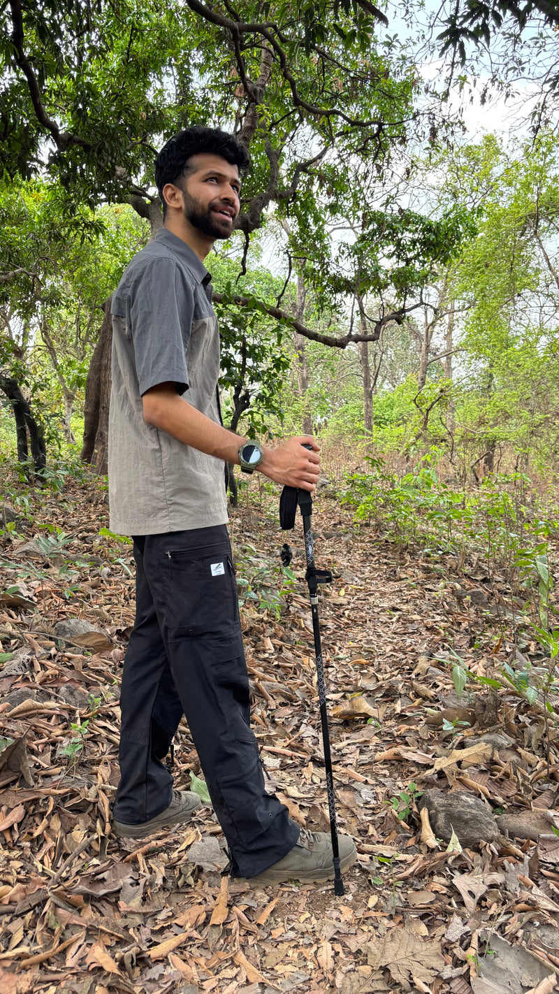 JAG Summit Seeker Hiking, Trekking & Travel Shirt | Ultra Light Parachute Fabric | Half Sleeves | Quick Dry