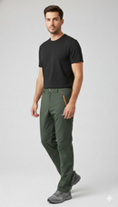 JAG Sprint Hiking & Trekking Pant | Performance Gear | 2 Pockets | Knee Darts | Space Grey