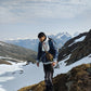 JAG Mt. Kailash Series Trekking & Hiking Pants | Snow Proof | Fleece Inside | Unisex Design | Bonded Fleeced Fabric | Snow Trekking Pants | Triple Layered Fabric | Black Grey