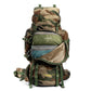 Colonel Pro Metal Frame Rucksack | Front Opening | Detachable Bag | Rain Cover | 105 Litres, Indian Army