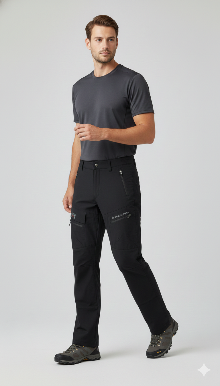 JAG Phantom Hiking & Trekking Pant | 7 Pocket Design | Quick Dry | 100% Breathable Fabric | Unisex Design