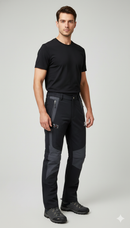 JAG Delta Convertible Trekking & Hiking Pants | Traveller Series | Quick-Dry | Unisex Design | 6 Pockets | Black Olive