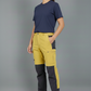JAG TerraTrek Convertible Trekking Pant | Mustard Charcoal Combination | Bottom Zipper | Ultra Light Crush Fabric