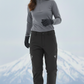 JAG Mt. Kailash Series Trekking & Hiking Pants | Snow Proof | Fleece Inside | Unisex Design | Bonded Fleeced Fabric | Snow Trekking Pants | Triple Layered Fabric | Space Grey - Limited Edition