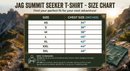 JAG Summit Seeker Series Full Sleeves Tshirt | UPF 50+ Protection | Hiking Tshirt | Trekking Tshirt | Space Grey