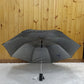 Jainsons Basic 2 Fold Black Umbrella | 24.5"X8 | Straight Handle