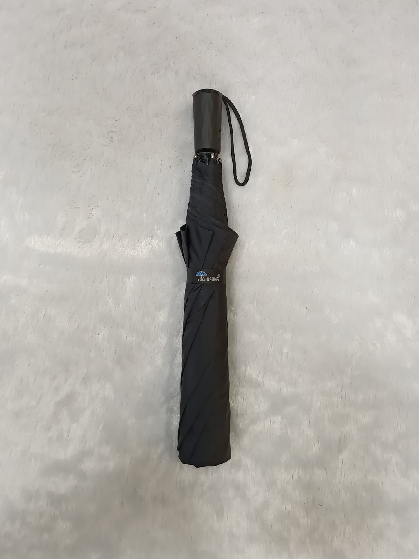 Jainsons Super Jumbo Pro | Heavy Duty Umbrella | Solid Construction | 28"X8 | Jet Black