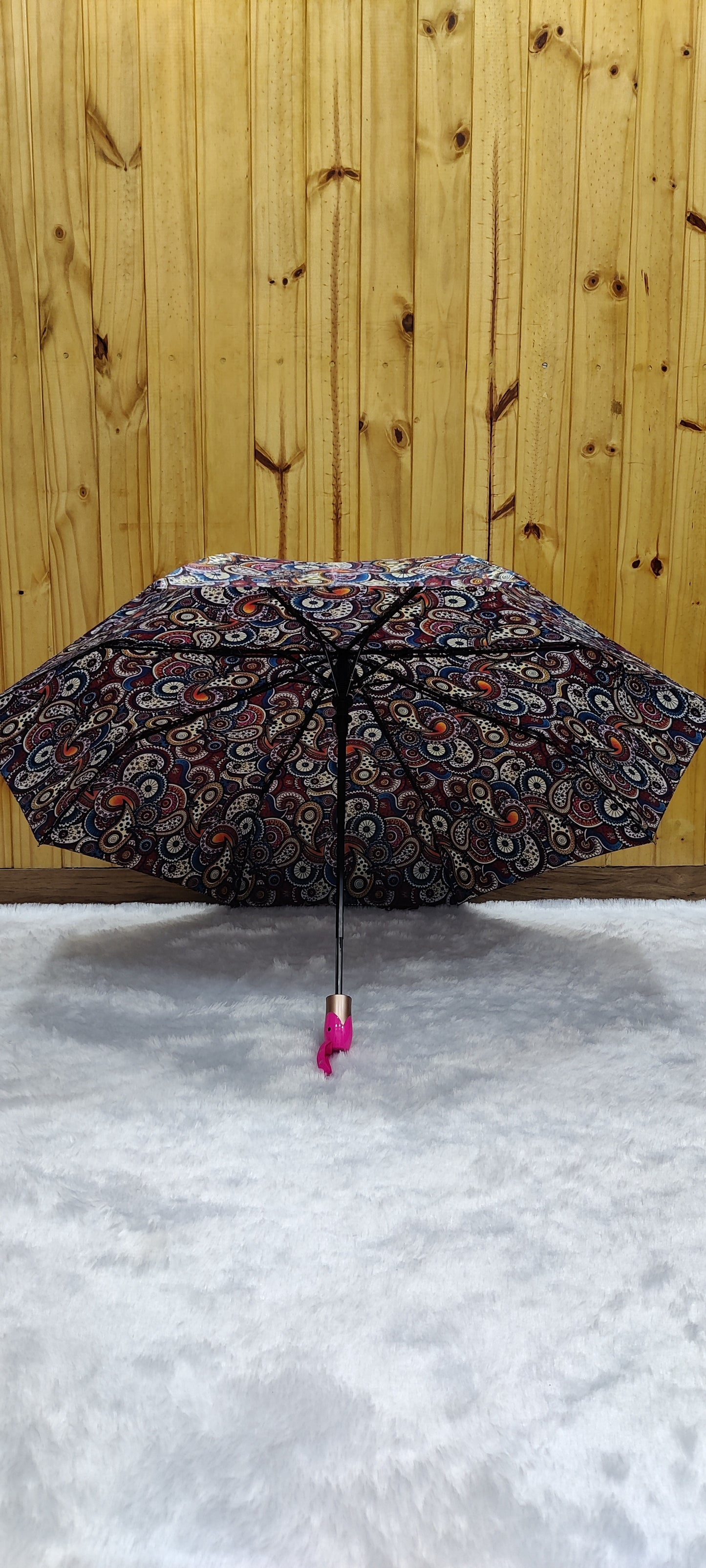 Jainsons 3 Fold Satin umbrella | 23"X8