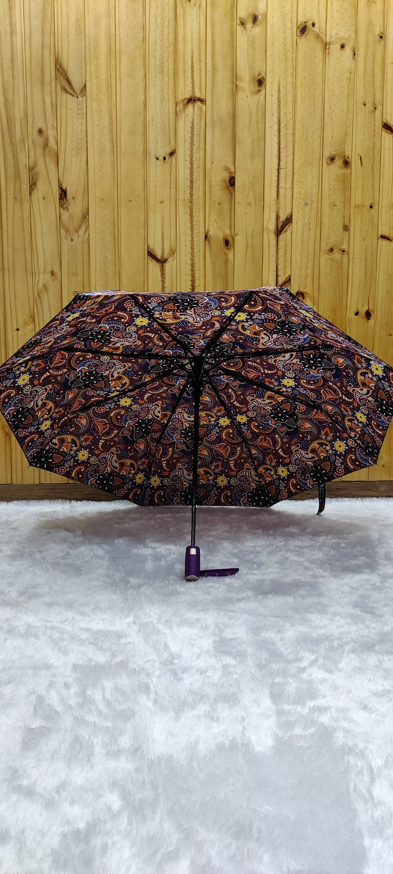 Jainsons 3 Fold Satin umbrella | 23"X8