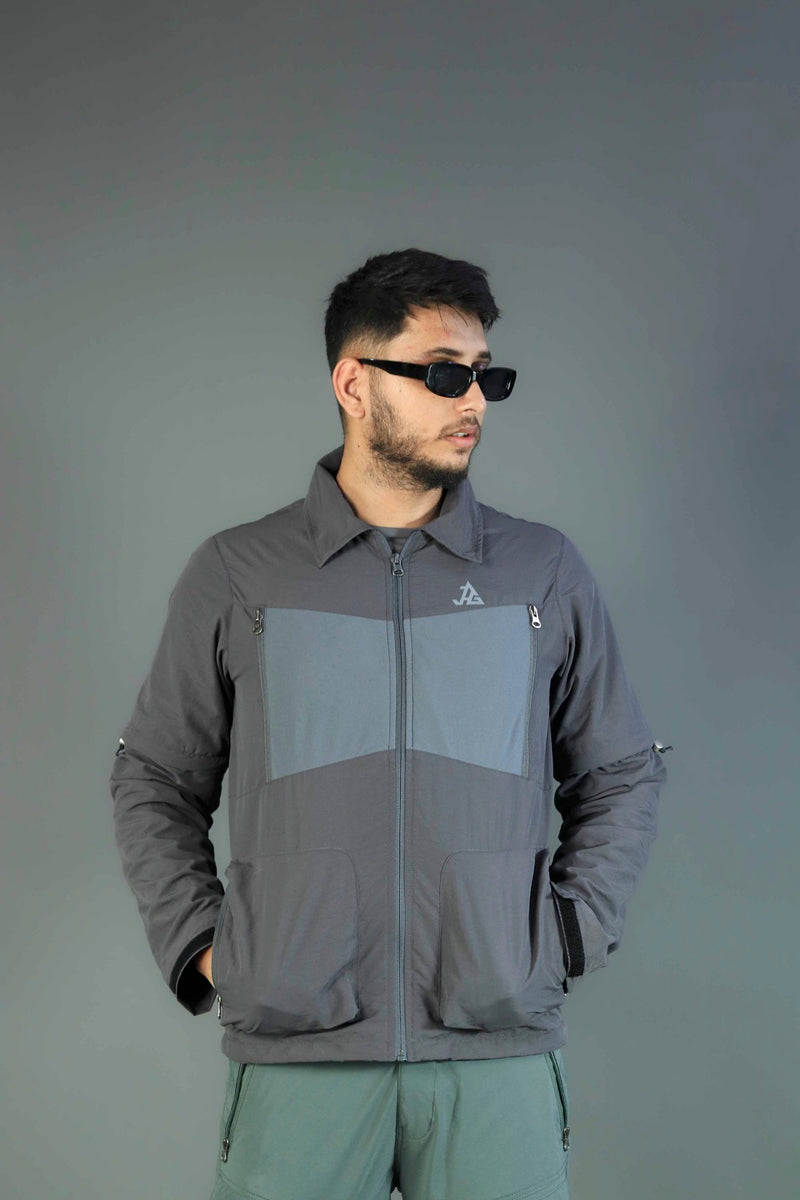 JAG Aero Ranger Convertible Hiking & Trekking Shirt | Mesh Inside | Convertible Shirt | Space Grey