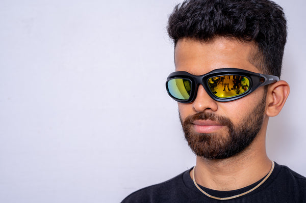 JAG UV Defender Sun-Glasses with Cushioning & Changeable Lenses | 4 Lenses