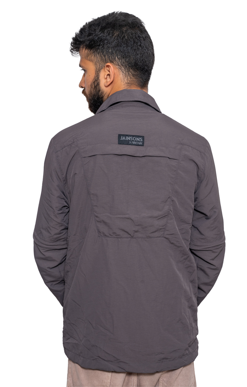 JAG Aero Ranger Convertible Hiking & Trekking Shirt | Mesh Inside | Convertible Shirt | Space Grey