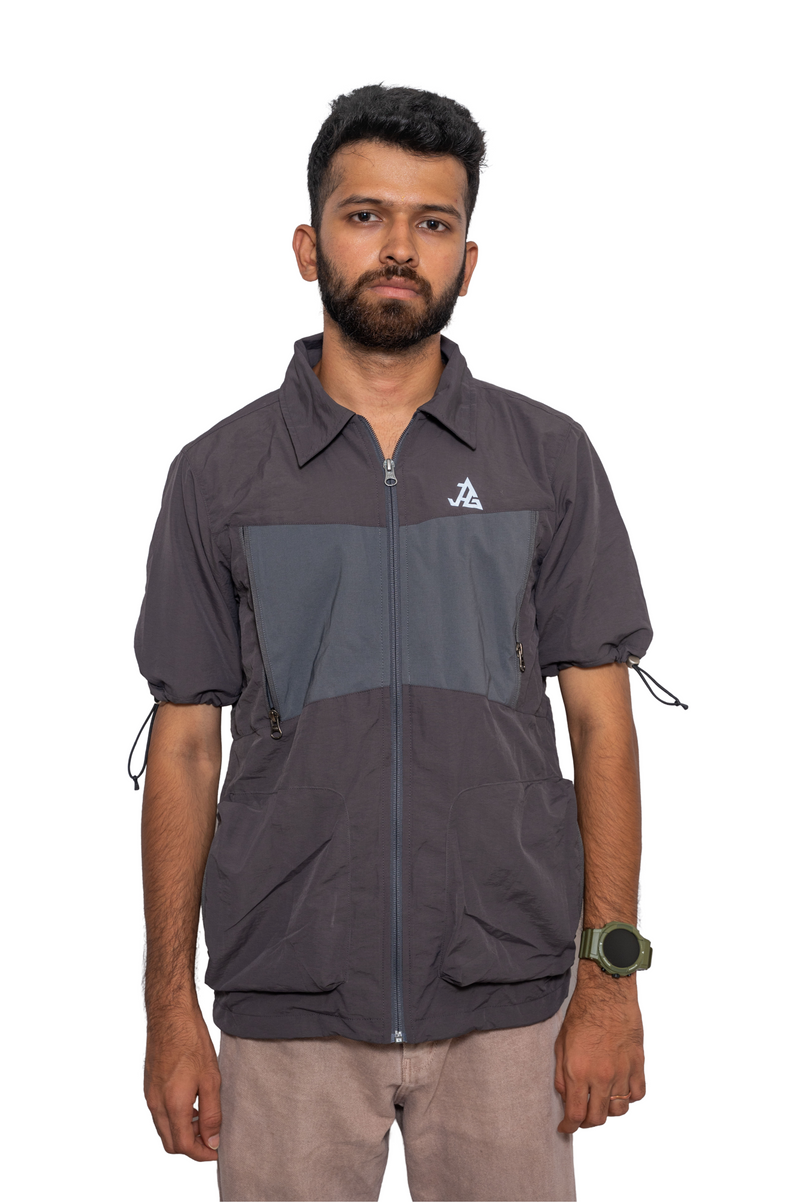 JAG Aero Ranger Convertible Hiking & Trekking Shirt | Mesh Inside | Convertible Shirt | Space Grey