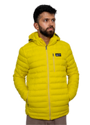 JAG Mt. Elbrus Quilted Snow Jacket | Minus 10 Jacket | Super Soft Nylon Fabric | Ultra Light Series | Sunny Yellow