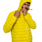 JAG Mt. Elbrus Quilted Snow Jacket | Minus 10 Jacket | Super Soft Nylon Fabric | Ultra Light Series | Sunny Yellow