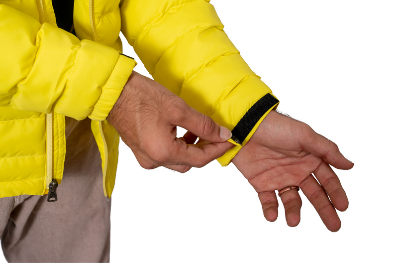 JAG Mt. Elbrus Quilted Snow Jacket | Minus 10 Jacket | Super Soft Nylon Fabric | Ultra Light Series | Sunny Yellow