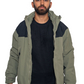 JAG Polar Pro Double Jacket | Fleece Jacket with Windcheater | All Weather | 3 in 1 | Olive