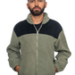 JAG Polar Pro Double Jacket | Fleece Jacket with Windcheater | All Weather | 3 in 1 | Olive