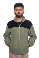 JAG Polar Pro Double Jacket | Fleece Jacket with Windcheater | All Weather | 3 in 1 | Olive