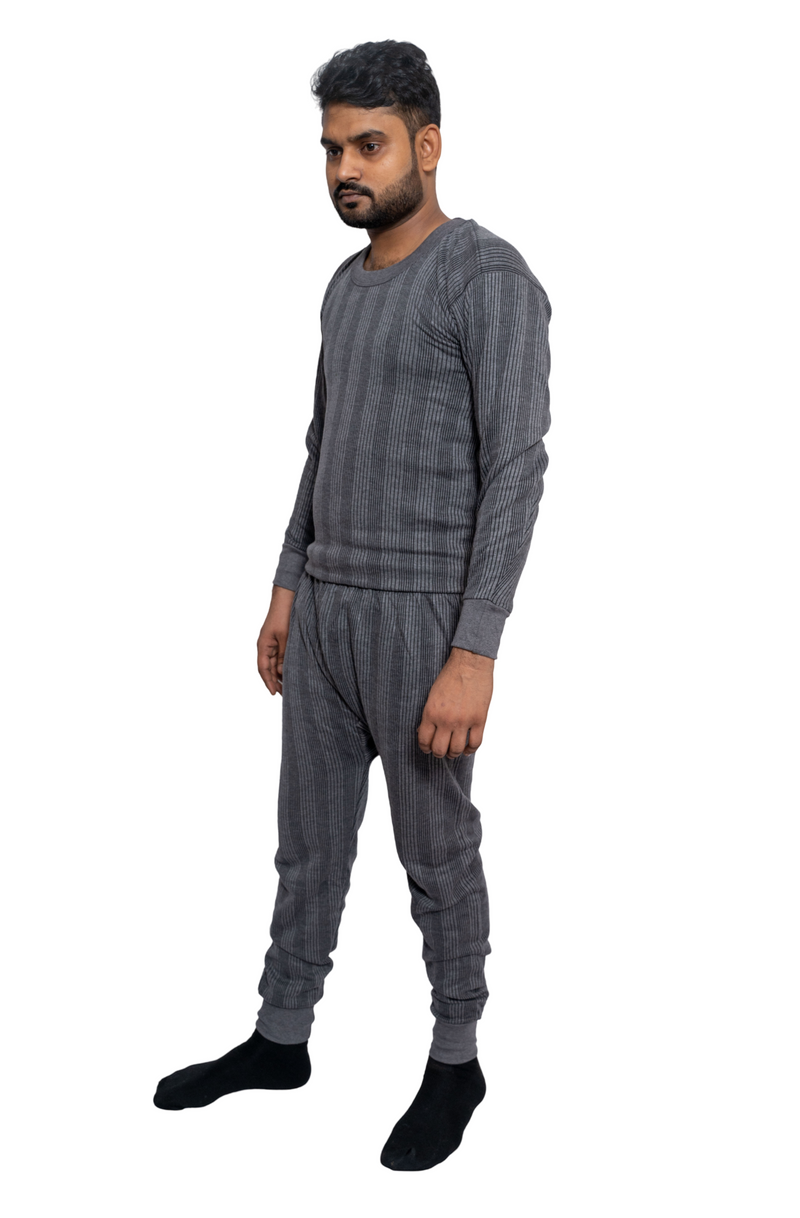 JAG Comfy Warm Thermals | Cotton & Polyfill | Ultra Warm Thermal Wear | Tshirt & Pant Set