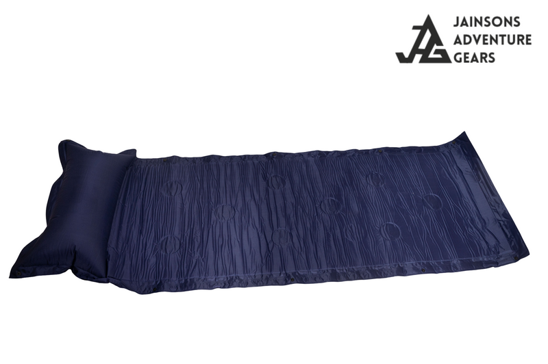 JAG Self Inflating Air Matress | Inbuilt Pillow | Compact Design