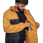 JAG Zanskar Series Ultra Light Minus 5 Quilted Jacket | Polyfill Jacket | Puffer Jacket | Black - Mustard