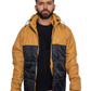 JAG Zanskar Series Ultra Light Minus 5 Quilted Jacket | Polyfill Jacket | Puffer Jacket | Black - Mustard