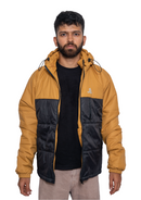 JAG Zanskar Series Ultra Light Minus 5 Quilted Jacket | Polyfill Jacket | Puffer Jacket | Black - Mustard