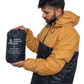 JAG Zanskar Series Ultra Light Minus 5 Quilted Jacket | Polyfill Jacket | Puffer Jacket | Black - Mustard