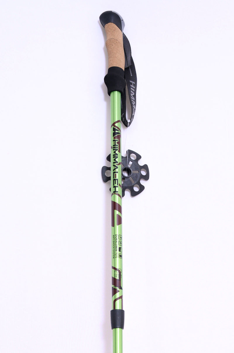 JAG Section 7075 Grade Duralumin Shock Absorbing Hiking Pole Spring Mechanism Trekking Pole Hiking Pole Cork Handle