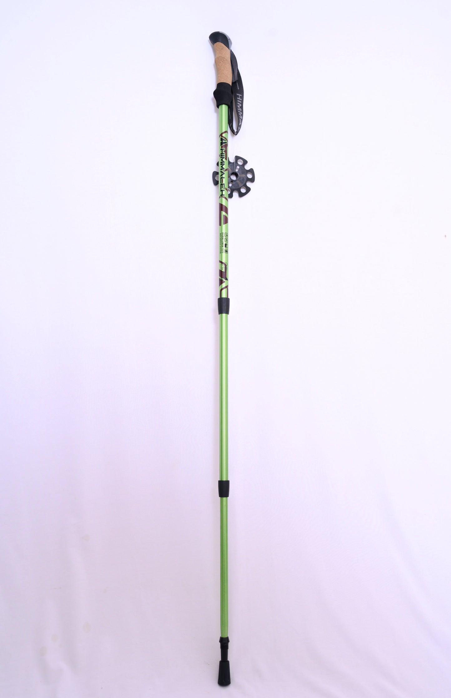 JAG 3 Section 7075 Grade Duralumin Shock Absorbing Hiking Pole | Spring Mechanism | Trekking Pole | Hiking Pole | Cork Handle