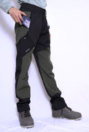 JAG Mt. Kailash Series Trekking & Hiking Pants | Snow Proof | Fleece Inside | Unisex Design | Bonded Fleeced Fabric | Snow Trekking Pants | Triple Layered Fabric