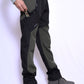 JAG Mt. Kailash Series Trekking & Hiking Pants | Snow Proof | Fleece Inside | Unisex Design | Bonded Fleeced Fabric | Snow Trekking Pants | Triple Layered Fabric | Black Grey