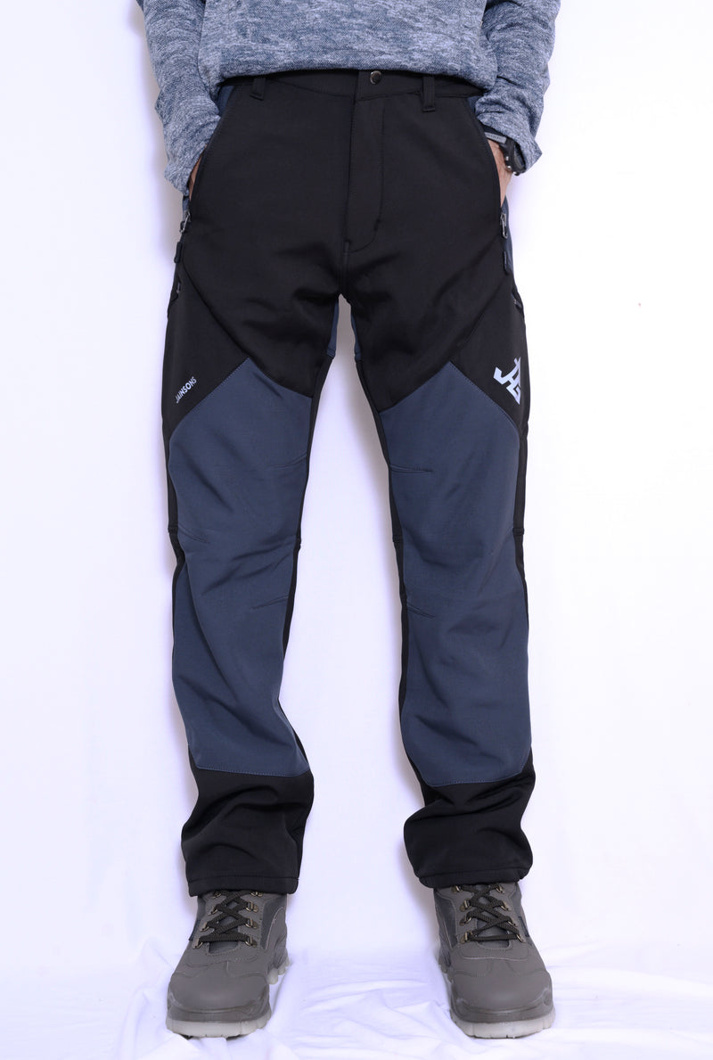 JAG Mt. Kailash Series Trekking & Hiking Pants | Snow Proof | Fleece Inside | Unisex Design | Bonded Fleeced Fabric | Snow Trekking Pants