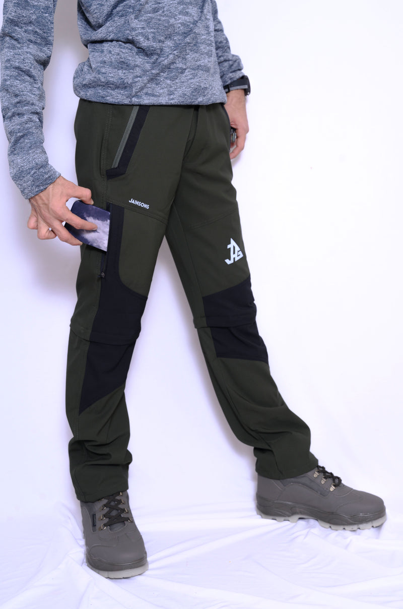 JAG Delta 2.0 Convertible Trekking & Hiking Pants | Traveller Series | Quick-Dry | Unisex Design | 6 Pockets