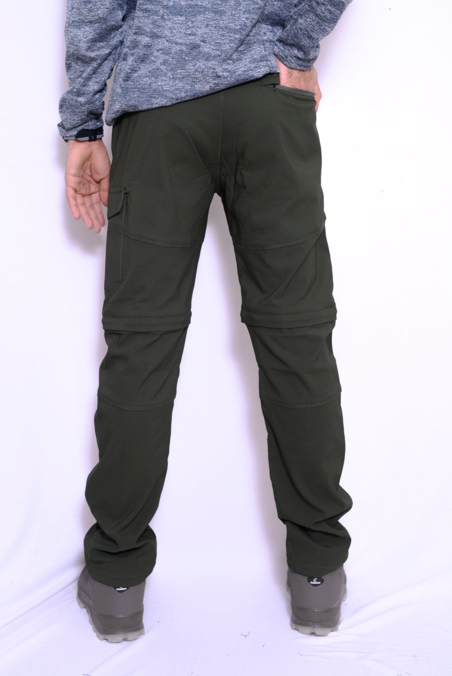 JAG Discovery Series | Quick Dry Convertible Trekking, Hiking & Travel Pants | Breathable Fabric | Stretchable Fabric | Unisex Design | Jet Black