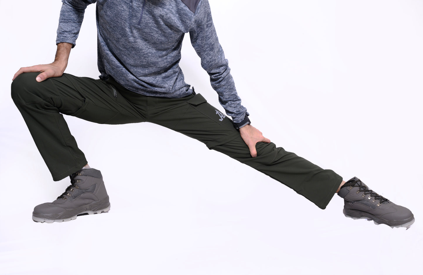 JAG Discovery Series | Quick Dry Convertible Trekking, Hiking & Travel Pants | Breathable Fabric | Stretchable Fabric | Unisex Design | Jet Black