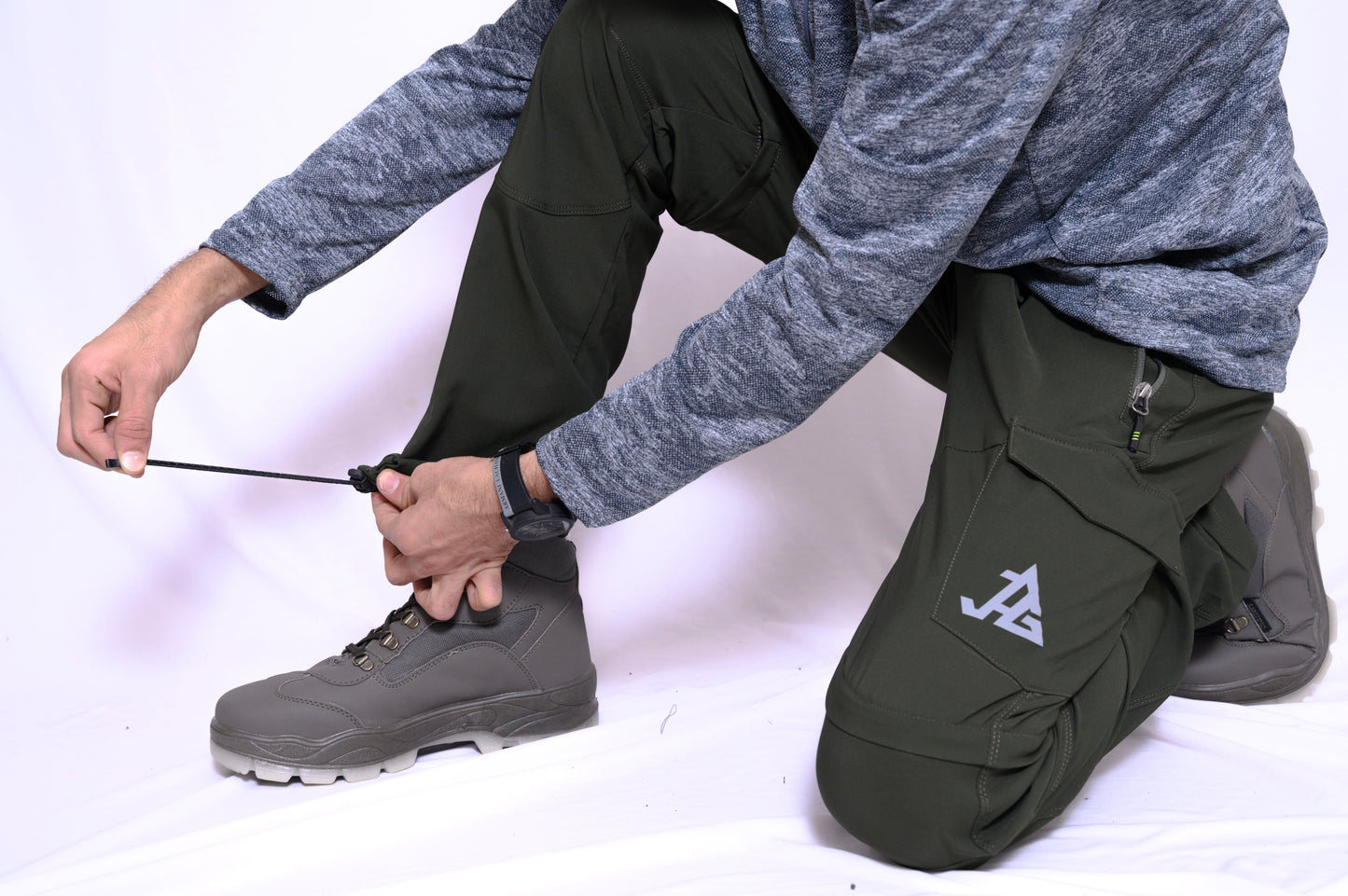 JAG Discovery Series | Quick Dry Convertible Trekking, Hiking & Travel Pants | Breathable Fabric | Stretchable Fabric | Unisex Design | Jet Black