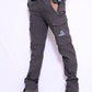 JAG Discovery Series | Quick Dry Convertible Trekking, Hiking & Travel Pants | Breathable Fabric | Stretchable Fabric | Unisex Design | Space Grey