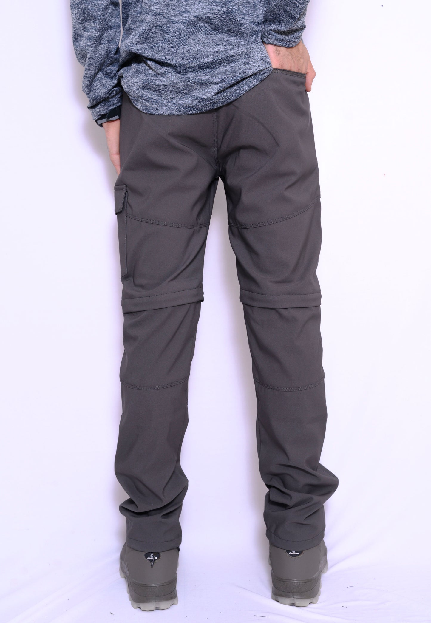 JAG Discovery Series | Quick Dry Convertible Trekking, Hiking & Travel Pants | Breathable Fabric | Stretchable Fabric | Unisex Design | Jet Black