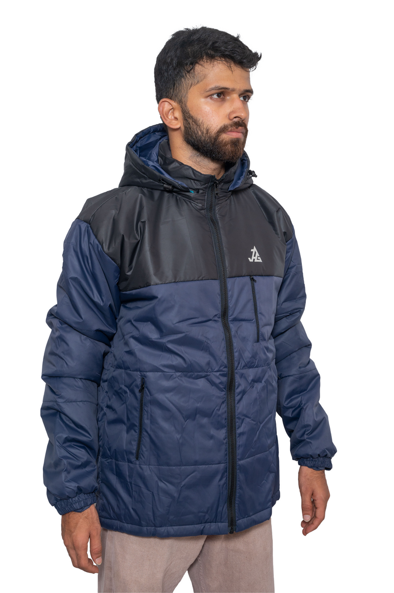 JAG Zanskar Series Ultra Light Minus 5 Quilted Jacket | Polyfill Jacket | Puffer Jacket | Black - Navy