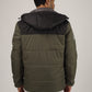 JAG Zanskar Series Ultra Light Minus 5 Quilted Jacket | Polyfill Jacket | Puffer Jacket | Olive-Black