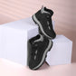 Adventra Men Waterproof Mid-Top Hiking Shoes with 3M Insulation (WH1104) Black