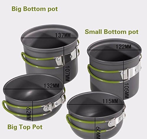 Campsor Cooking Utensils Set | Light weight 4 pcs cooking set